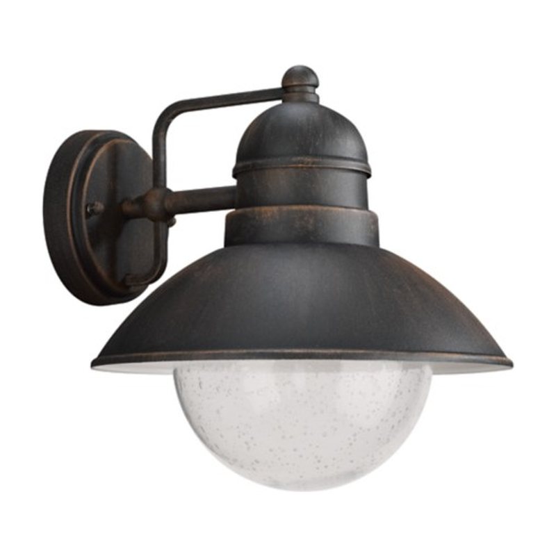 DAMASCUS wall lantern rust 1x60W 230V