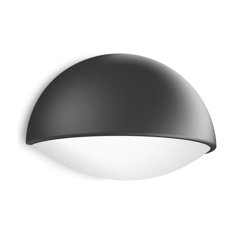 Dust wall lantern anthracite 1x3W 230V