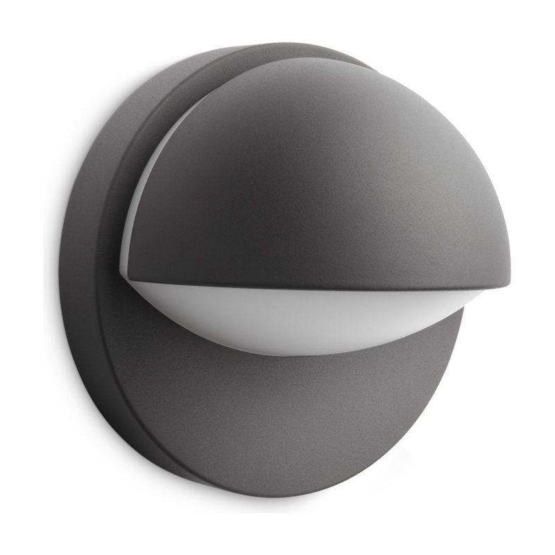 June wall lantern anthracite 1x12W