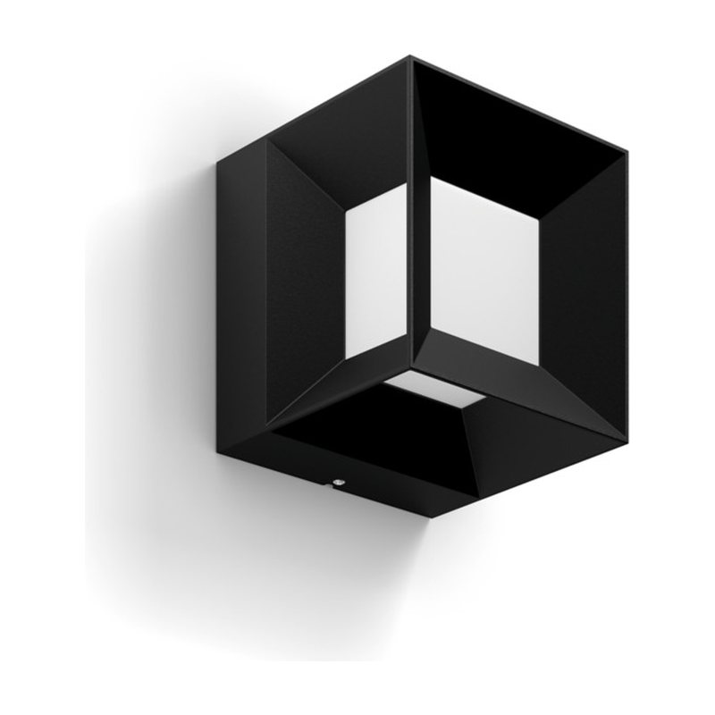 Parterre wall lantern black 1x8W 230V